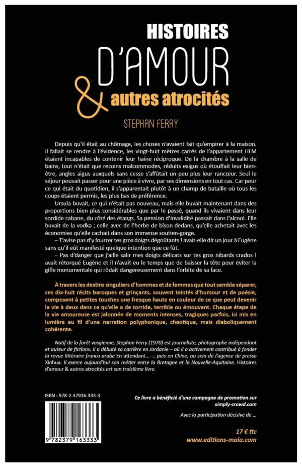 Histoires d’amour & autres atrocités