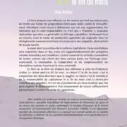 Le climat ET la fin du mois