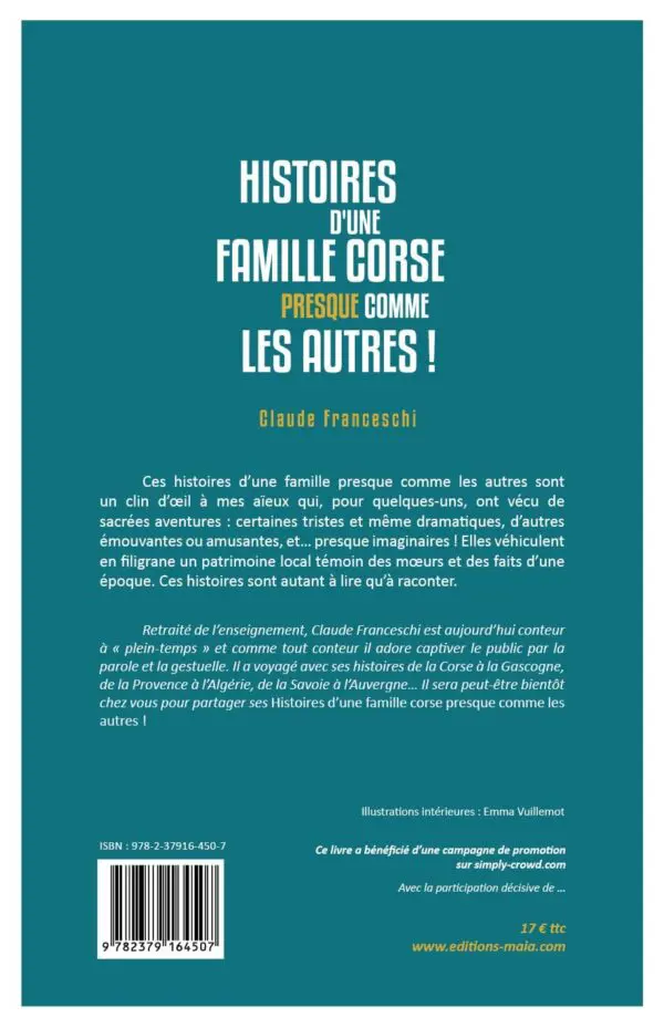 Histoires d'une famille corse presque comme les autres…