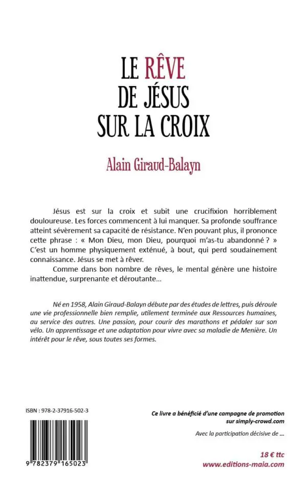 Le rêve de Jésus sur la croix
