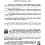 D’ailleurs et d'autres… Concerto pour deux plumes