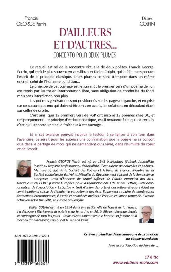 D’ailleurs et d'autres… Concerto pour deux plumes