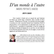 D’un monde à l’autre, Amours, Portraits, Sagesse - nouvelles