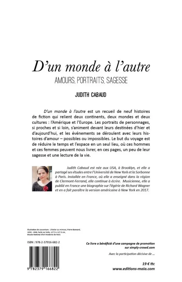 D’un monde à l’autre, Amours, Portraits, Sagesse - nouvelles