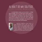 Au bout de ma solitude