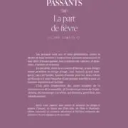 Les Passants - partie 1 : La part de fièvre