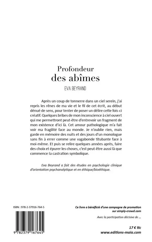 Profondeur des abîmes