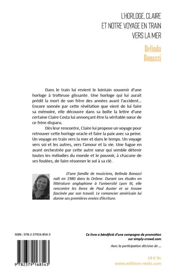 L’horloge, Claire et notre voyage en train vers la mer