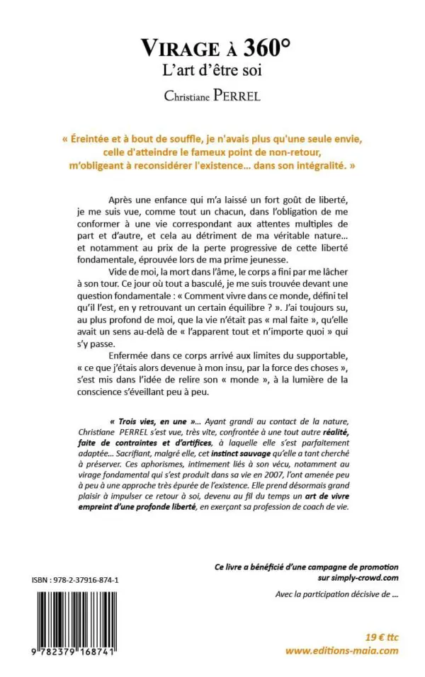 Virage à 360° - L’art d’être soi - Tome 1