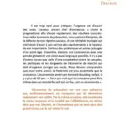 Éloge d’une économie de précaution