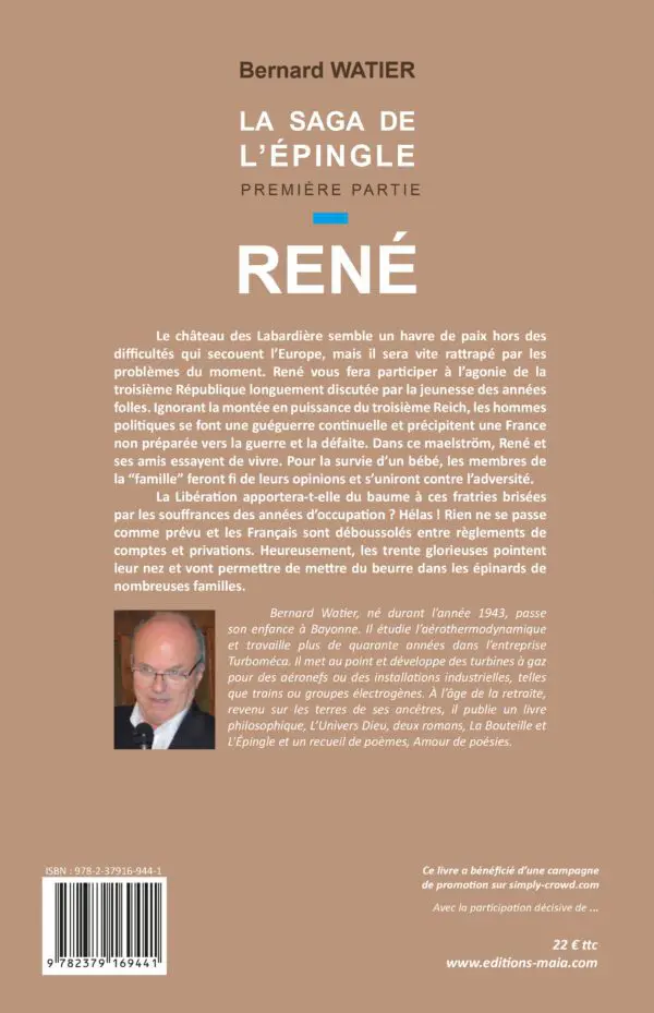 La saga de l'Épingle - Tome I "René"