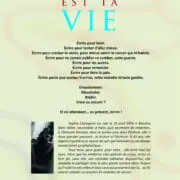 Chaque seconde est ta vie