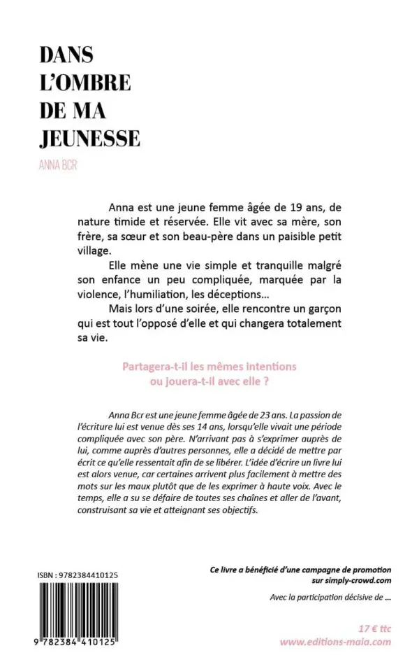 Dans l’ombre de ma jeunesse