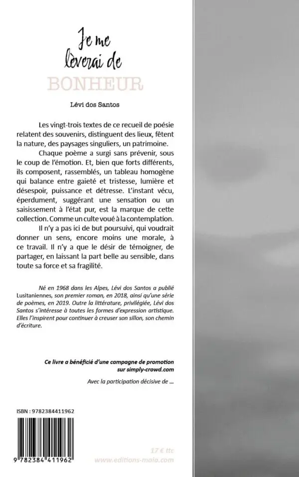 Demain, je me lève de bonheur