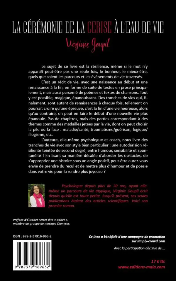 La cérémonie de la cerise à l'eau de vie