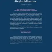 Ma plus belle erreur