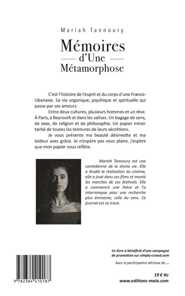 Mémoires d'Une Métamorphose