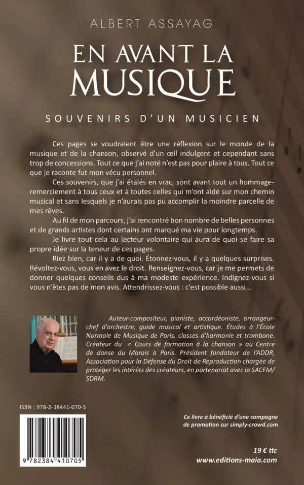 EN AVANT LA MUSIQUE - Souvenirs d'un musicien