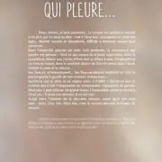 Pour un cheval qui pleure...