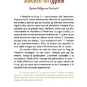 Les saisons passent, Réveille-toi Alice