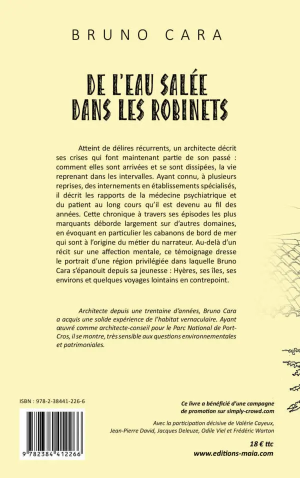 De l’eau salée dans les robinets
