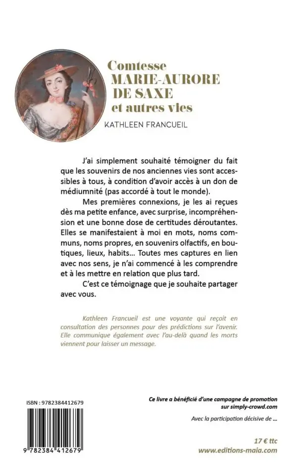 Comtesse Marie-Aurore de Saxe et autres vies