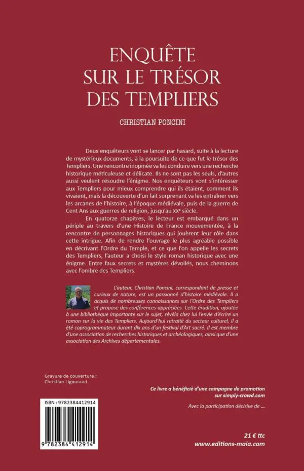 ENQUÊTE SUR LE TRESOR DES TEMPLIERS- ENIGME HISTORIQUE