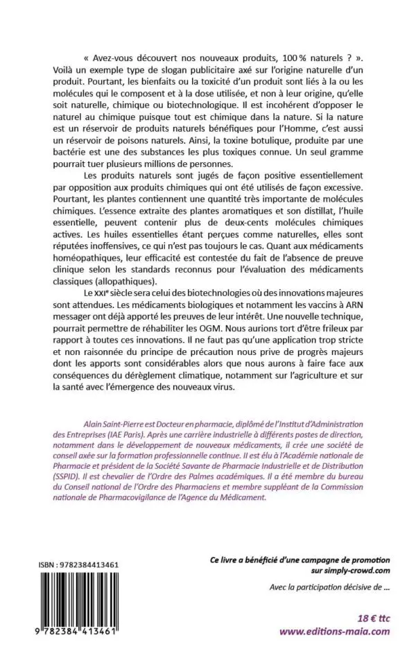 Tout est chimique dans les produits naturels