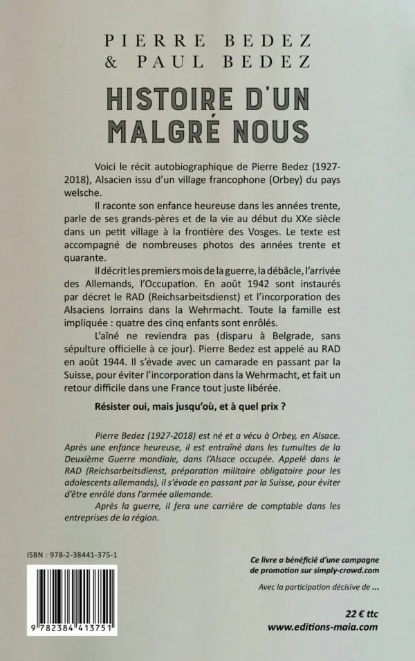 Histoire d’un Malgré Nous