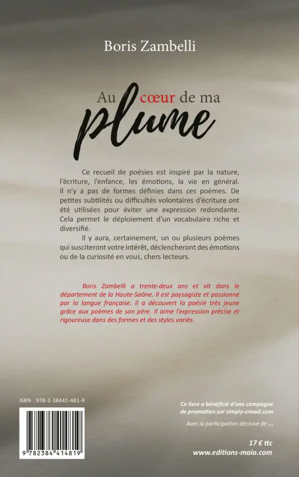 Au cœur de ma plume