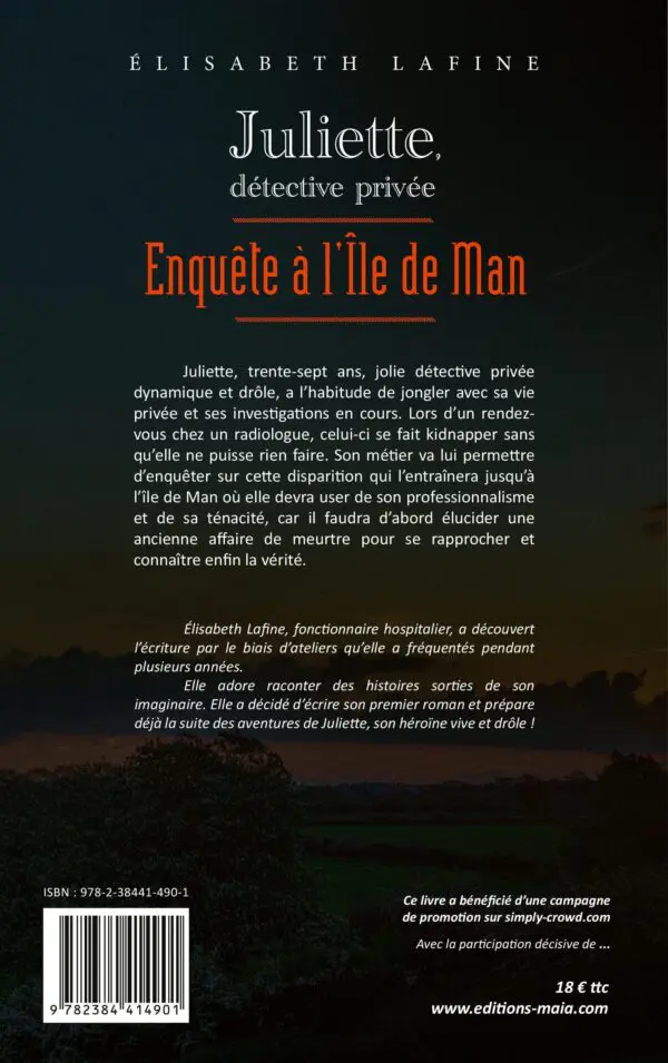 Juliette détective privé – Enquête à l’Ile de Man
