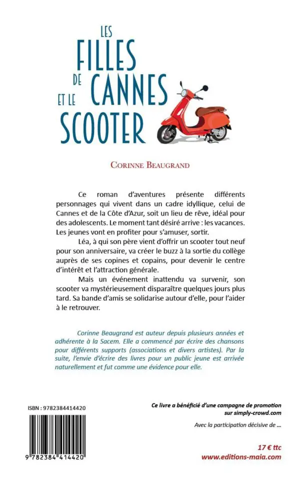 Les filles de Cannes et le scooter