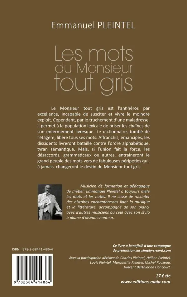 Les Mots du Monsieur tout gris