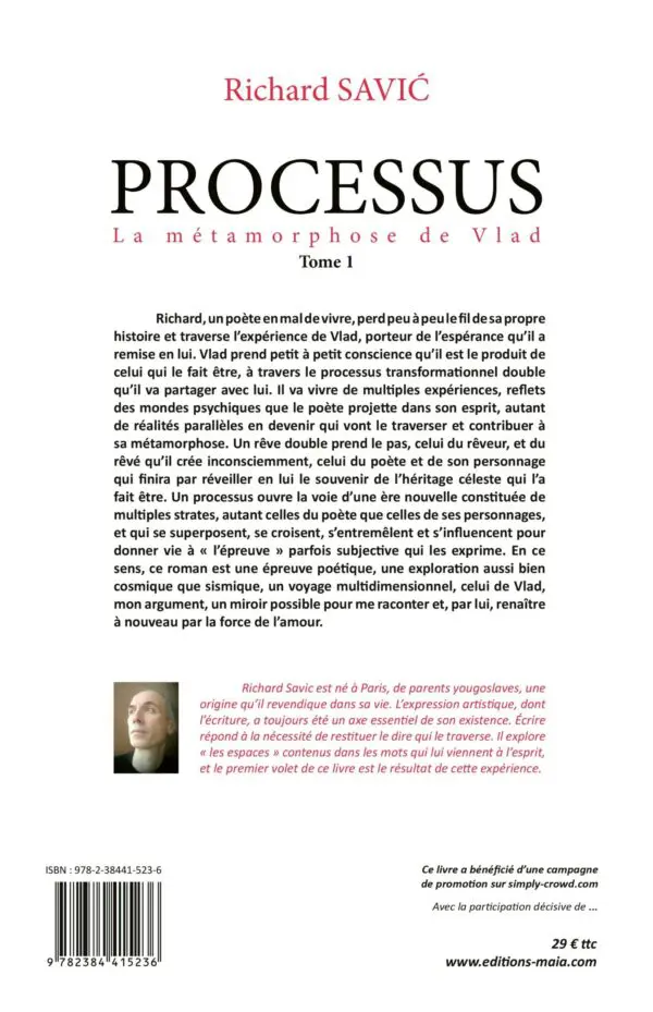 Tome 1 : PROCESSUS, la métamorphose de Vlad