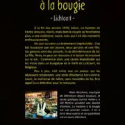 LA MADONE A LA BOUGIE