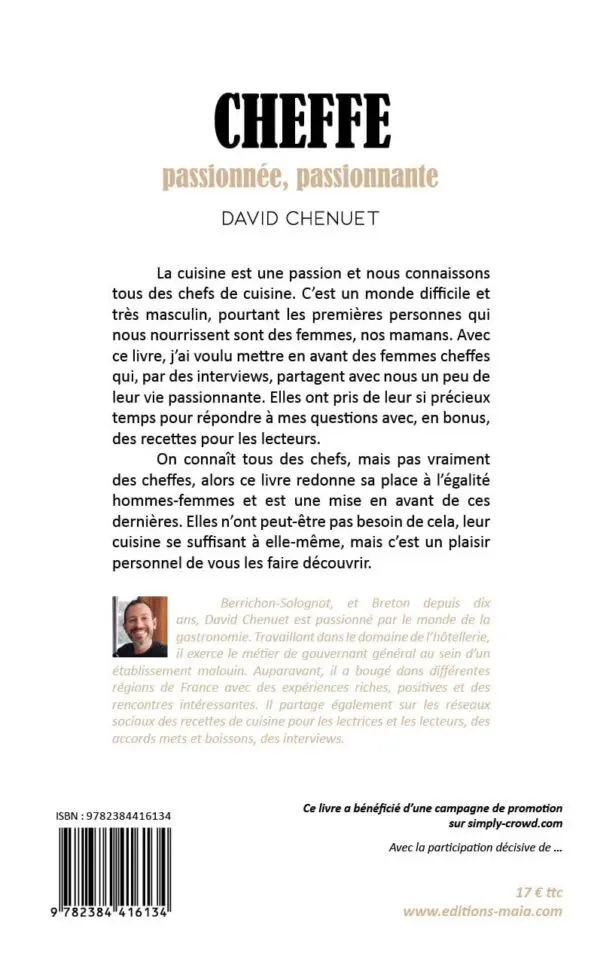 Cheffe, Passionnée Passionnante