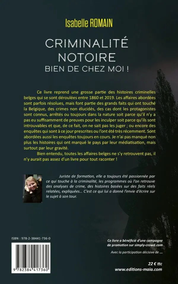 Criminalité notoire bien de chez moi !