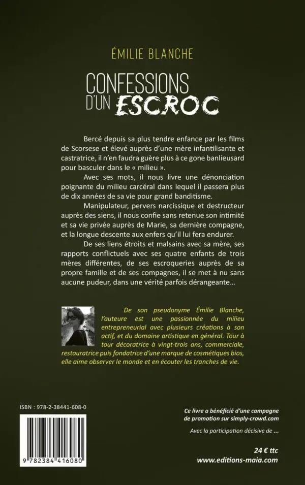 Confidences d'un Escroc
