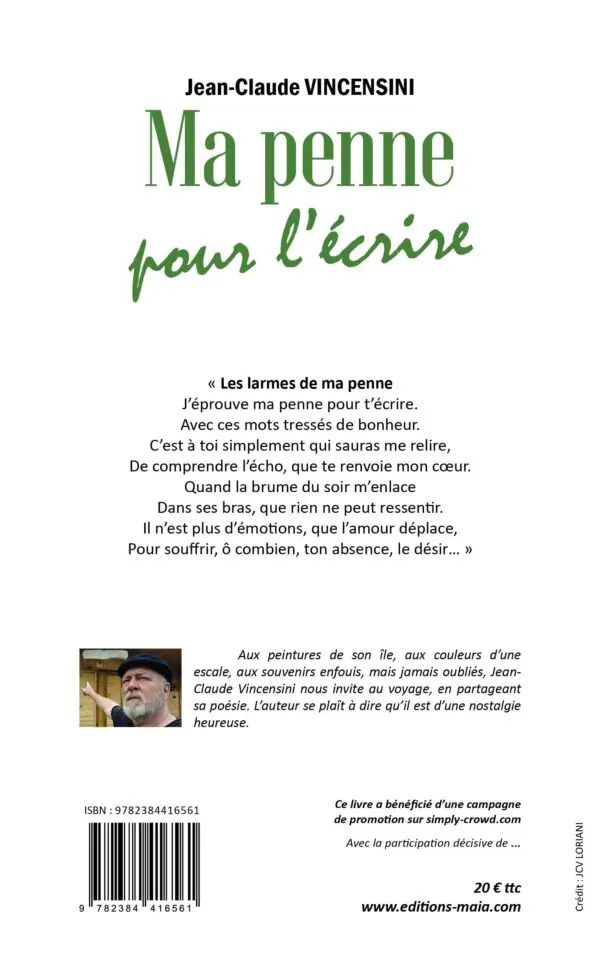 Ma penne pour l’écrire
