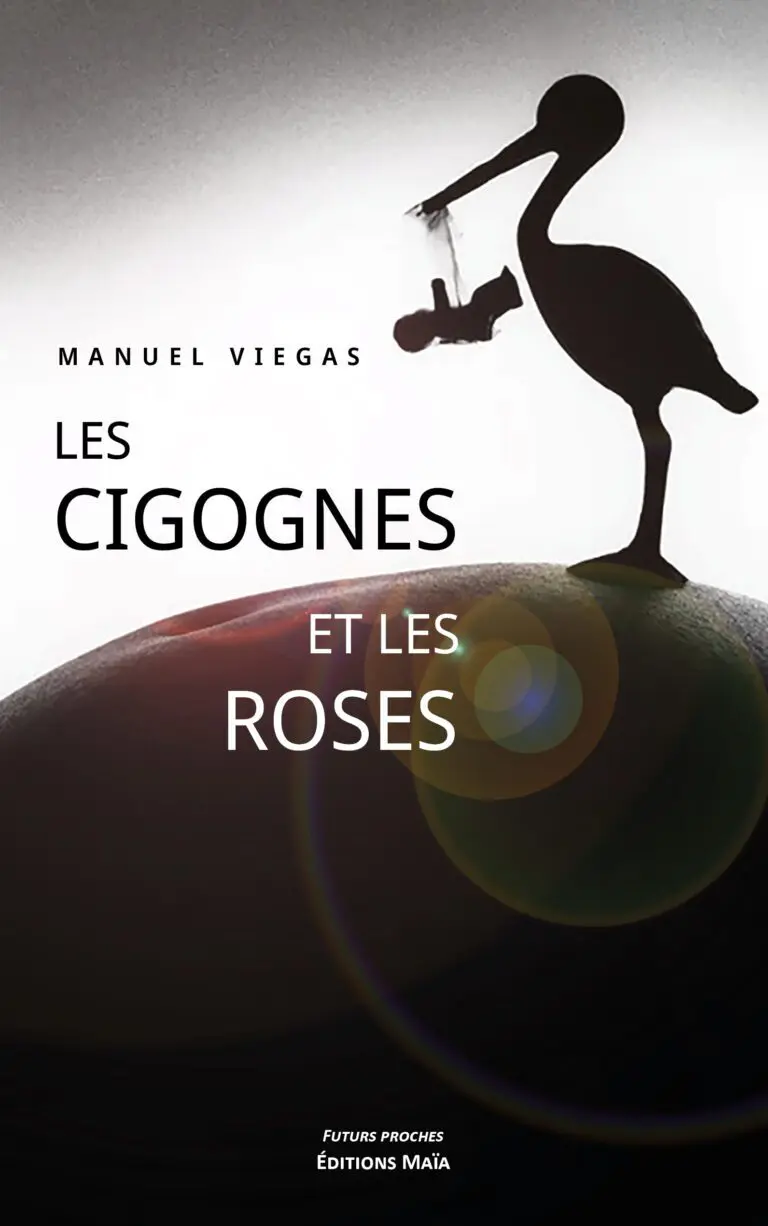 COUVERTURE VIEGAS MANUEL - LES CIGOGNES ET LES ROSES - RECTO