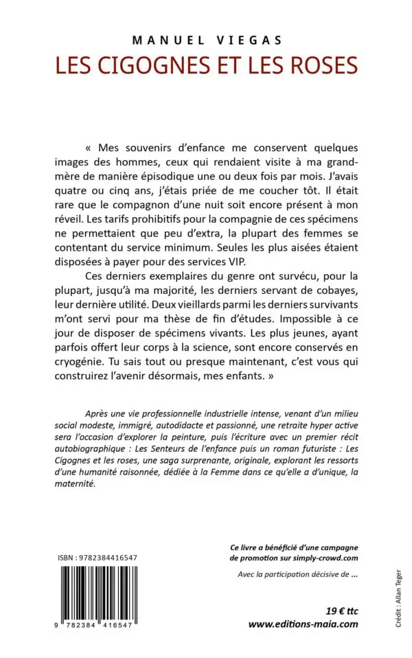 Les cigognes et les roses