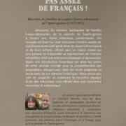 « Comme s’il n’y avait pas assez de Français ! »