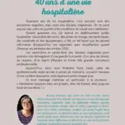 PRENDRE SOIN : 40 ans d’une vie hospitalière
