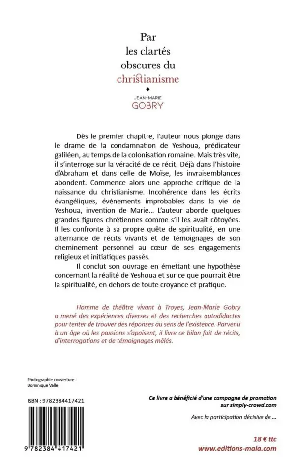 PAR LES CLARTÉS OBSCURES DU CHRISTIANISME