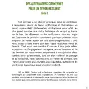 La France écologique des alternatives citoyennes, pour un avenir résilient