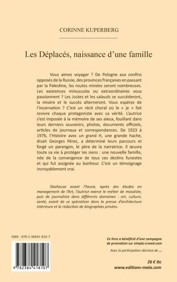 Les déplacés, naissance d’une famille