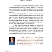 Il faut sauver l’orthographe !