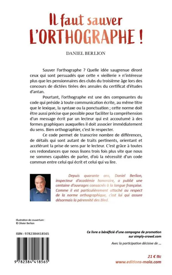 Il faut sauver l’orthographe !