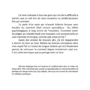 L’insomnie, c’est fatigant ! Réapprendre à dormir.