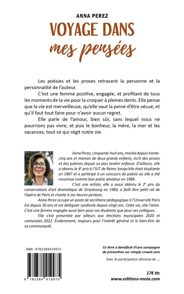 VOYAGE DANS MES PENSEES